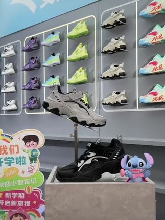 【四季可穿】安踏儿童小飞象休闲运动鞋2025男童防滑耐磨轻便老爹鞋#时尚休闲运动鞋#夏季新款
