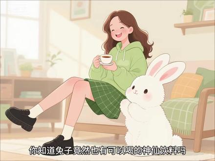 兔子可以喝的四种神仙饮料!#萌宠 #兔子 #宠物知识 #养兔人 #养宠经验分享