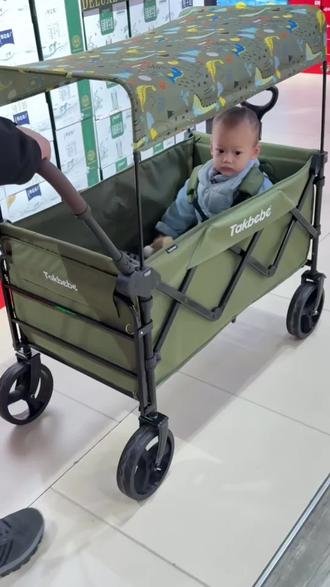 宝妈们看过来,原来婴儿车的尽头是一车多用的双旅车,简直是为宝妈量身定制的多功能出行神器💯#双旅车 #takbebe