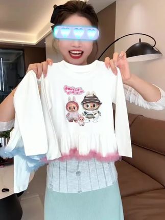 好洋气甜美的花边公主风T恤,没有哪个仙女能拒绝的了#女童穿搭 #女童T恤 #生女儿就是用来打扮的 #秋季新款 #百搭上衣@抖音小助手 @DOU+小助手