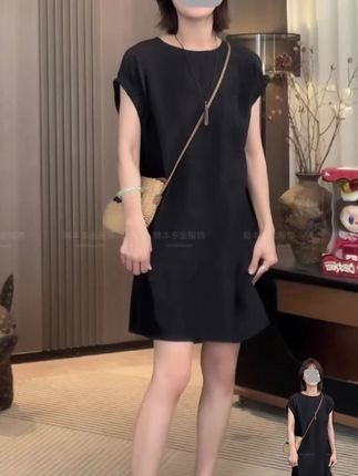 2025夏季新款高级感纯欲慵懒风松弛感气质显瘦舒适百搭休闲连衣裙#爆款热卖中 #好物推荐🔥 #抖音小助手#夏季新款连衣裙 #大数据推荐给有需要的人