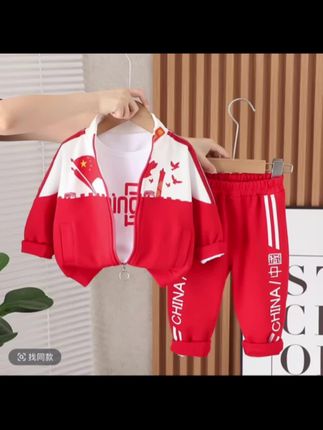 #好物推荐🔥 #童装 #高品质童装 #潮童必备 #儿童春秋套装 @DOU+小助手