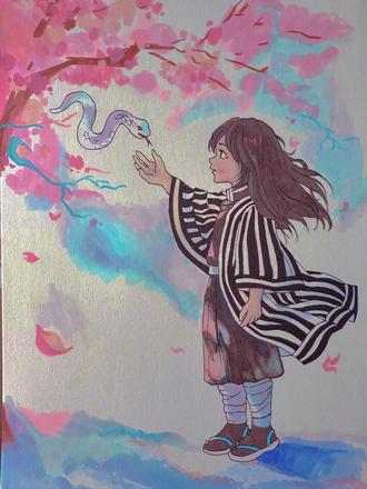 #伊黑小芭内 #手绘 #p图 狠狠p过了!今天也画了!