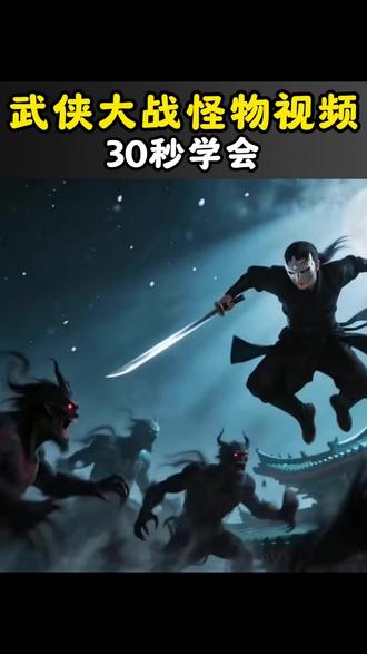 武侠大战怪物视频,30秒学会 不需要拍摄、后期,一个人就可以搭建制片工作流。
1、生成九宫格图片
2、根据九宫格图片生成分镜脚本
3、一键直出音画同步视频
#AI武侠 #AI视频 #AI电影 #AI导演 #AI测评