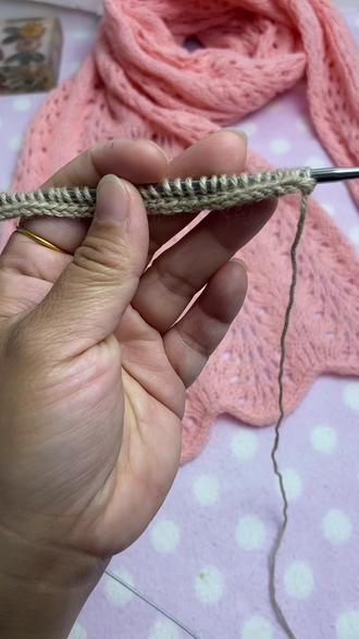 凤尾花围巾教程第二部分:凤尾花的排花和编织