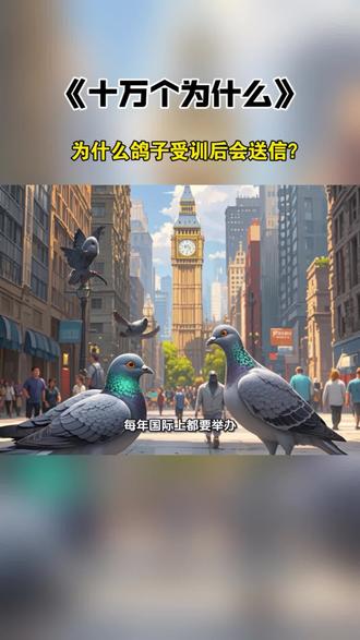 《十万个为什么》为什么鸽子受训后会送信? 小孩阅读《十万个为什么》能通过解答日常疑问激发好奇心和求知欲,培养科学思维与逻辑分析能力,同时拓展跨学科知识面,提升语言表达和阅读理解水平。书中内容引导孩子联系生活实际,学习用观察、实验等方法解决问题,并在探索自然奥秘、科技伦理中塑造敬畏生命、勇于担当的价值观。亲子共读或同伴分享还能增强互动交流,为未来学习兴趣和终身探索精神奠定基础,最终帮助孩子以理性、开放的态度认知世界。
#十万个为什么 #儿童睡前故事 #启蒙早教 #育儿育己 #儿童益智
童话故事、伊索寓言、儿童睡前故事、幼儿睡前故事、哄睡、寓言故事、睡前故事3-6岁催眠童话故事、3-6岁哄睡故事、十万个为什么、勇敢的故事、启蒙早教、《伊索寓言》全集 — 点关注不迷路