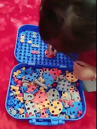 配对拧螺丝工具箱专注力训练幼儿启蒙益智拼装趣味玩具