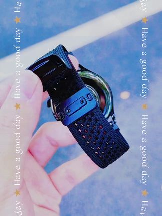 洞洞透气编织表带,磁吸设计,佩戴方便,夏日佩戴也不闷热 #gt5 #gt4 #watch4pro #表带 #智能穿戴