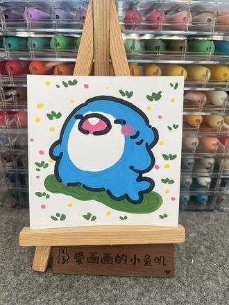 挑战用丙烯马克笔画100个小可爱#丙烯马克笔#绘画#简笔画#儿童画#粉丝投稿