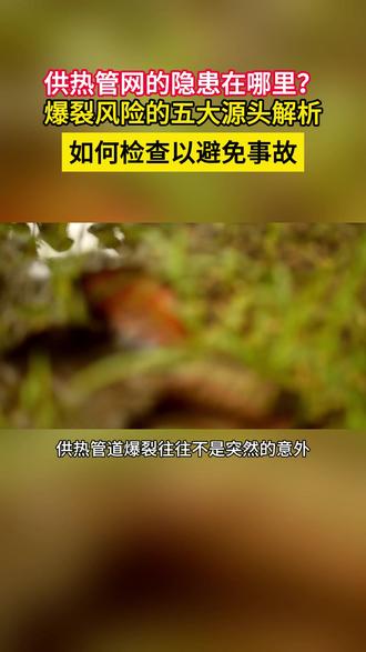 供热管道爆裂往往不是突然的“意外”,而是长期累积的问题。常见原因主要集中在三类:(1)材料老化与腐蚀——钢管内壁被氧化、腐蚀穿孔,或防腐层脱落后被水化学成分持续侵蚀;(2)压力与温度失控——管网内瞬时压力波动、阀门误操作、水锤效应都会造成局部压力峰值,超过设计承压后导致爆裂;(3)施工和地基因素——焊口质量不过关、沉降未处理、管道包封不当或外力破坏,都会在运行中慢慢形成薄弱点。
为了避免事故,需要建立 周期性巡检 + 重点节点监测 两套机制。巡检包括:查焊口是否渗水、听异响、看支架是否松动、测绝热层是否受潮;重点监测则关注压力、供回温差、瞬时流量波动,并在老旧管段布置腐蚀电位和壁厚在线监测传感器。
此外,建议每年进行一次 管网热态水压试验,并对地下段使用声波、磁通、管线机器人等无损检测技术提前发现隐患。做到“早看早修”,才能真正避免爆裂事故发生。#地热供暖 #地热 #供暖 #暖气管道 #供热管道爆裂