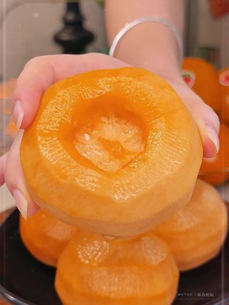 每年就吃这二十几天的巧克力脆柿!馋了一年了!太好吃了!不涩口不麻嘴,趁有货快尝尝 #脆柿子 #柿子 #水果 T