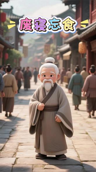 《废寝忘食》 是一则汉语成语,该成语最早出自于《论语·述而》:“子曰:‘女奚不曰:其为人也,发愤忘食,乐以忘忧,不知老之将至云尔。‘“意思是顾不得睡觉,忘记了吃饭。形容专心努力。#古风 #国漫 #故事 #历史故事 #AI创作者浪潮计划 @DOU+小助手