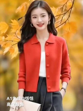 #秋季穿搭 #时尚穿搭 #针织衫 #早秋穿搭 #女装