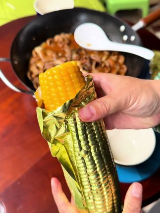 可以试吃5根,东北头茬黄糯玉米 煮30分钟以上又软又糯,好吃!#东北黄糯玉米 #玉米 #美食