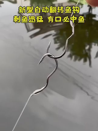钓友必备 #翻转鱼钩 #钓鱼那些事