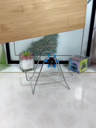 锅盖架台面厨房免打孔置物架菜板放置架坐式砧板菜刀架子座菜板架#生活好帮手 #实用好物 #美观实用 #厨房好物 #省时省力