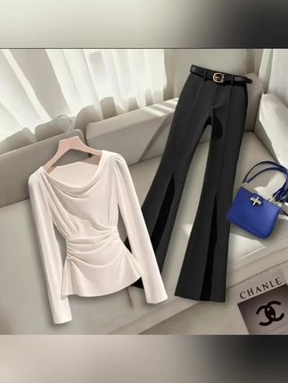 法式风格套装#高级感穿搭 #套装#女神穿搭#两件套