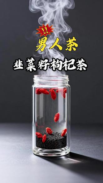 #肾虚#男人必备男人必备的食物属韭菜籽枸杞茶莫属,一个视频了解吃韭菜籽有什么好处韭菜籽功效与作用,男士养生枸杞茶推荐韭菜籽枸杞子茶,体虚手脚冰凉喝什么茶70到80岁喝韭菜籽枸杞茶#韭菜籽枸杞茶#养生小技巧分享#好物分享@DOU+上热门 @DOU+小助手