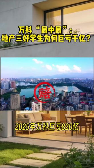 万科的局中局,你看懂了吗?#万科 #房地产 #财金 #商业