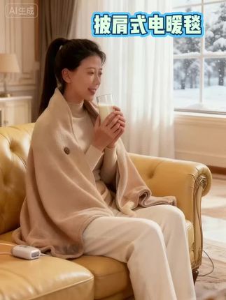 披肩式电暖毯:裹住每一刻温暖 秋冬寒意突袭?披肩式电暖毯为你筑起移动暖房!柔软亲肤面料贴合肩颈腰背,像被云朵轻拥,久坐办公、追剧放松时搭在身上,暖意从肌肤渗入心底。 三档温控精准适配不同需求,低挡伴你一夜好眠,高挡速热驱散骤寒,安全防漏电设计让温暖更安心。可披可盖可搭,客厅、卧室、书房随时切换使用场景。 不用再蜷手蜷脚对抗凉意,一条披肩式电暖毯,把恰到好处的温暖,牢牢锁在每一个需要的瞬间。 需要我针对“小米有品”平台的调性,调整这句广告词的风格,让它更贴合平台受众偏好吗?#好物推荐🔥 #家居好物 #爱了爱了 #保暖 #好物分亨