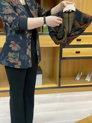 中老年小西装#穿搭 #时尚妈妈装