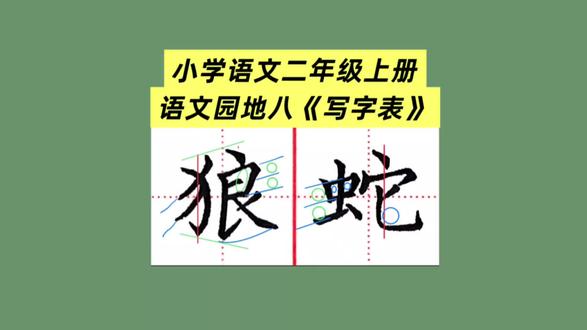 小学语文二年级上学期语文园地八《写字表》#一年级语文基础#星辰老师教写字#偏旁部首 #硬笔书法 #每日练字