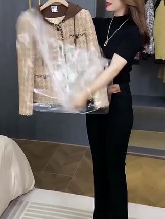 #漂亮妈妈装 #小香风外套 #小黄车直接购买