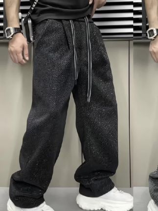 #男生裤子推荐 #直筒裤男 #阔腿长裤直筒 #男裤