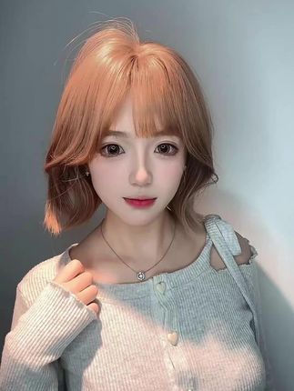 赵露丝同款发型 #早秋韩系氛围感穿搭 #假发 #给美妆界一点异次元的震撼 #显白发色 #发型