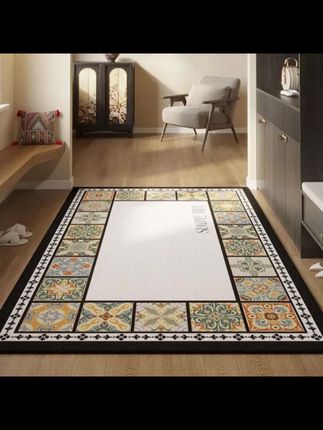 民族风复古入户门垫地毯地垫客厅蛇年床边毯防滑耐脏进门脚垫#门垫 #门垫地垫 #地垫 #地垫门垫 #地垫地毯