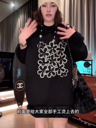 欧货早秋高品重工烫钻设计时尚连衣裙#梨形身材穿搭#显高显瘦显腿长#连衣裙#高级感穿搭#强烈推荐