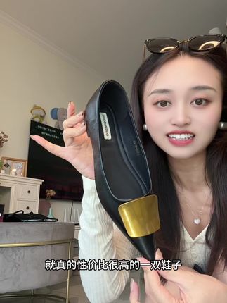 法式气质优雅尖头个性小单鞋#穿出高级感 #复古女鞋 #轻奢女鞋