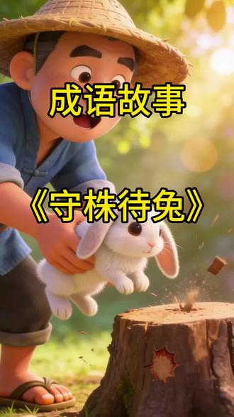 #创作者扶持计划 成语故事《守株待兔》出处:出自《韩非子·五蠹》含义:原指战国时宋国有个农夫看见一只兔子撞死在树桩上,从此便放下农具在树桩旁等待,希望再得到撞死的兔子。比喻不主动努力,而存侥幸心理,希望得到意外的收获。