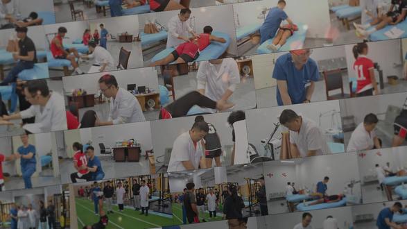 助力淄博市体育运动学校备战省运会,为每一次冲撞、每一次达阵保驾护航!愿健儿们无畏伤痛、全力冲刺,再创佳绩! #运动康复 #医体融合 #橄榄球 #淄博体校