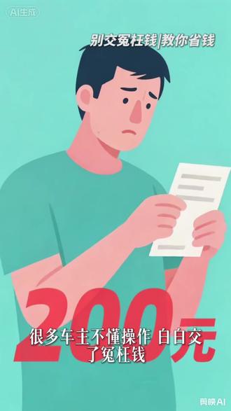 被贴罚单别慌,这个方法教你撤销#汽车知识 #罚单