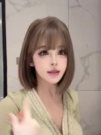 我嘞个豆,短发和夏日的适配度!!#假发 #甜妹本命发型 #减龄发型 #氛围感 #换头了换头了