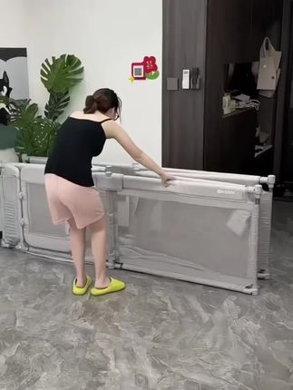 HAHAFISH围栏地上婴儿客厅加固防护围栏无味宝宝游戏围栏护栏透气#婴儿围栏 #hahafish #家用婴儿围栏 #母婴好物分享