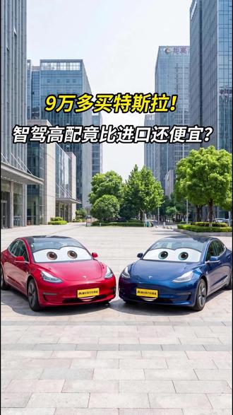 9万多买Model 3!智驾高配竟比进口还便宜?#特斯拉Model3#二手车