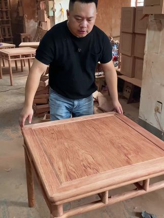 #红木家具 #源头实力厂家 #家具人 #手艺人在抖音 #原木家具