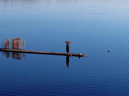新晋打卡地,文昌湖断桥。