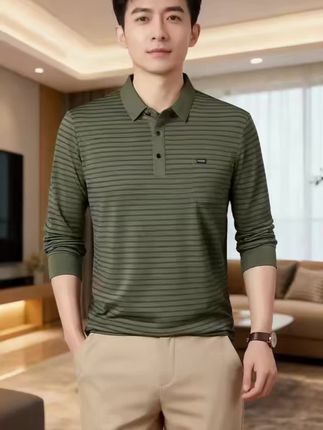 #男士翻领polo衫#品质男装 #简约大气