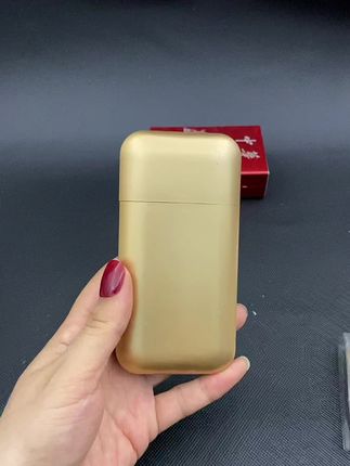 粗中细通用款烟盒打火机#防风打火机,方便携带