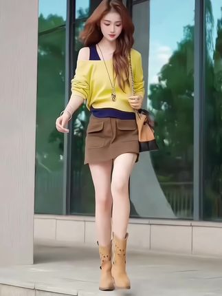 #我要上热门 秋季时尚穿搭2025年新款百搭无袖背心长袖上衣高腰显瘦裙裤三件套#清纯女神 #辣妹穿搭 @DOU+小助手 @巨量千川