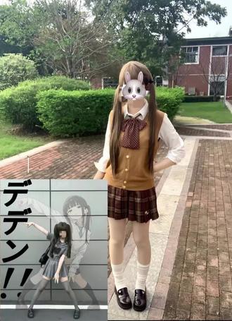 jk鸡蛋那边领视频的ai生成 jk鸡蛋那边领指令 #豆包ai #jk #豆包P图 #拍照姿势