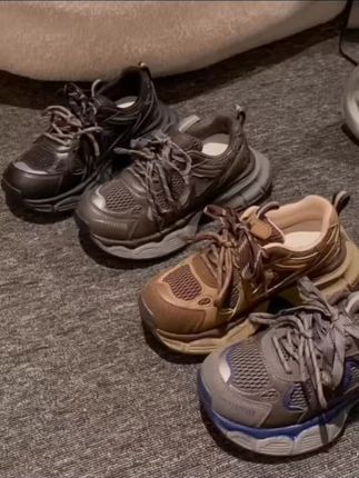 2025秋季,小怪兽新款,真皮透气,百搭休闲,小众复古,洋气运动老爹鞋,女潮#新款老爹鞋 #运动鞋 #休闲鞋 #老爹鞋 #女鞋