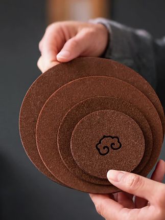 毛毡杯垫 干泡壶承垫片 隔热养壶垫 吸水耐用结实壶垫创意#好物推荐🔥 #毛毡杯垫 #隔热垫杯垫 #养壶垫 #杯垫