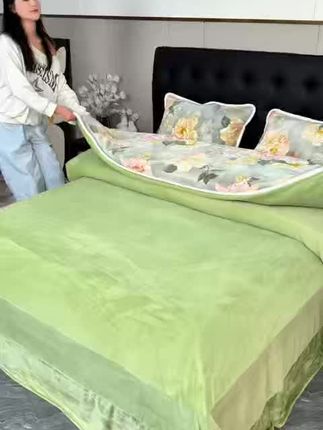 提前准备起来,这款绒套件真的好用#绒四件套床品