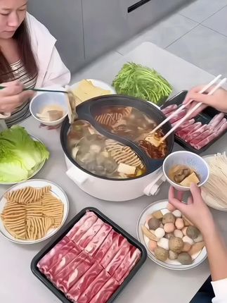 鸳鸯电火锅!