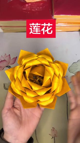 15x20的纸折莲花,零基础莲花折纸教程,超详细,快来一起动手试试~#折纸教程 #莲花折纸 #手工DIY #手残党手工 #简单折纸