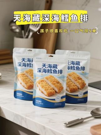 孩子马上放暑假了,给它囤几包鳕鱼排,想吃的时候不用解冻,直接下锅煎五分钟就可以了。,里面的鱼肉鲜滑软嫩,而且还是高蛋白低脂肪的,吃着特别放心。我们家冰箱从来没断过货,平时拿来做个三明治或者汉堡都很不错,关键是价格也很实惠,赶紧去#好吃到停不下来 #吃货必备 #营养健康